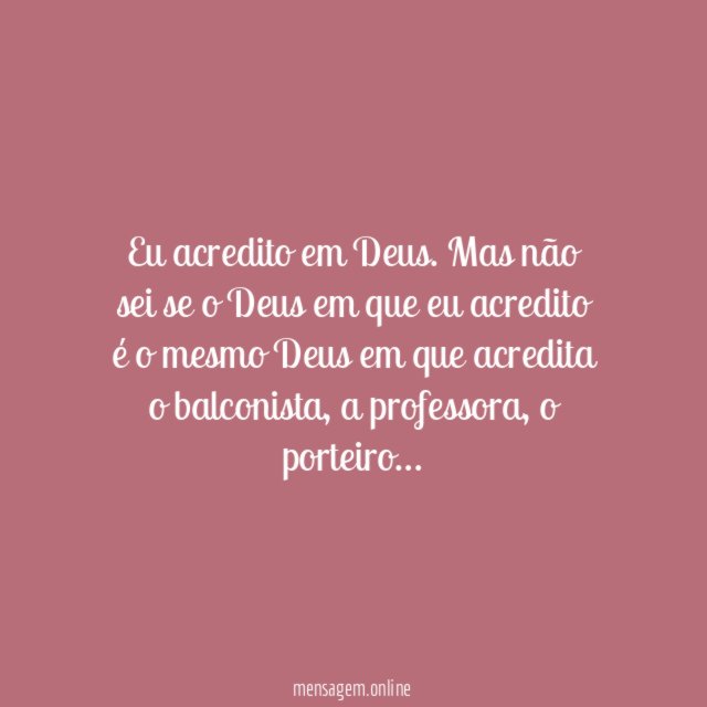 Um Deus que sorri