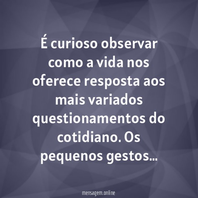 Pequenos Gestos