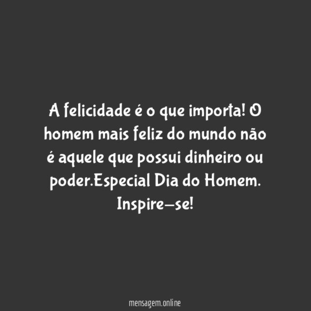O homem mais feliz do mundo!