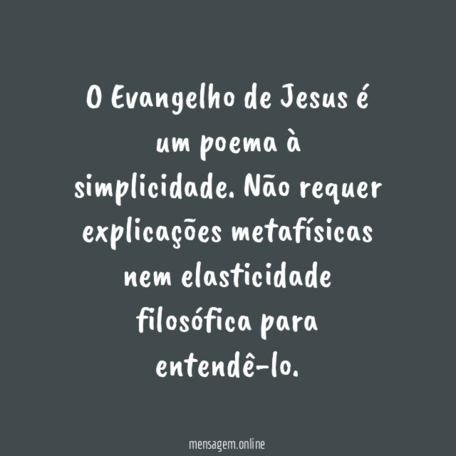 A poesia suave de Jesus