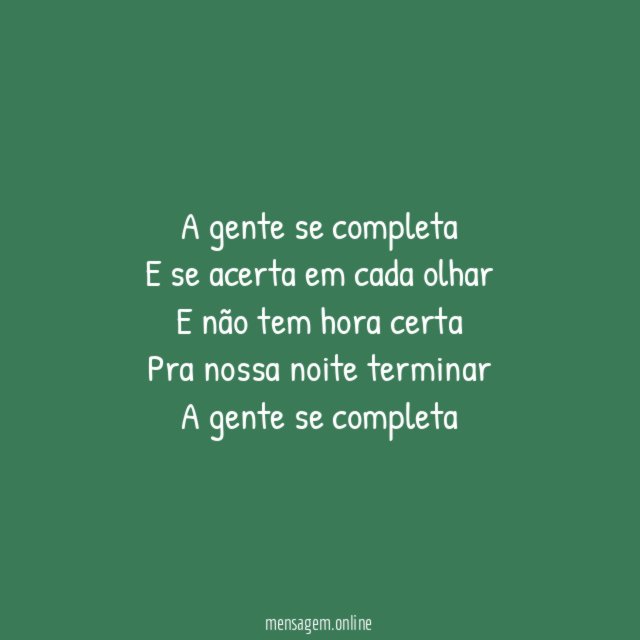 A gente se completa