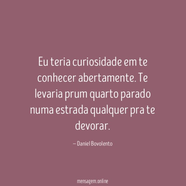 Pra te devorar