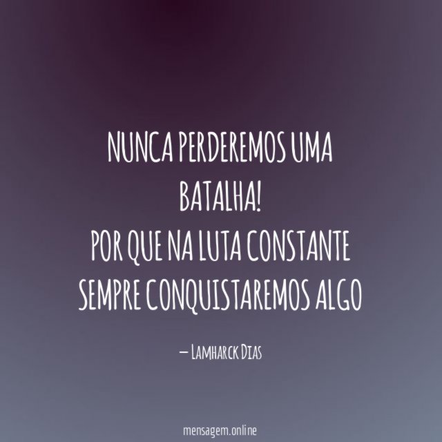 Nunca Perderemos uma batalha