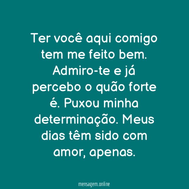 Dias com amor