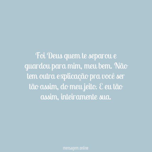 Inteiramente sua