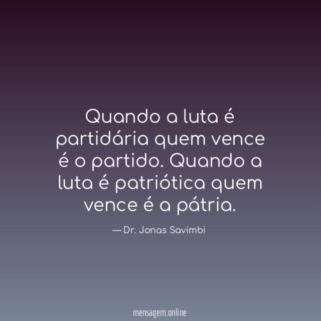 Quando a luta é partidária quem vence é o partido