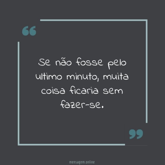O que deve ser feito
