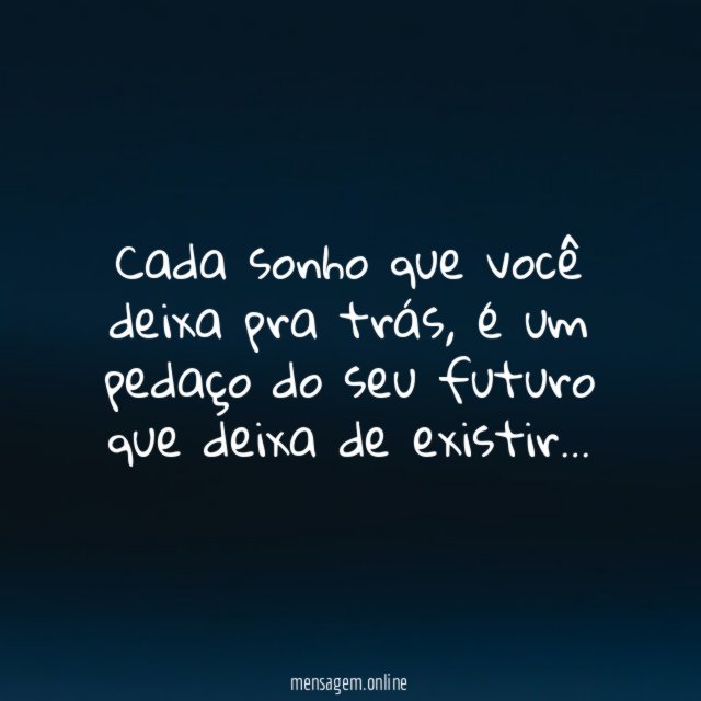 Cada sonho