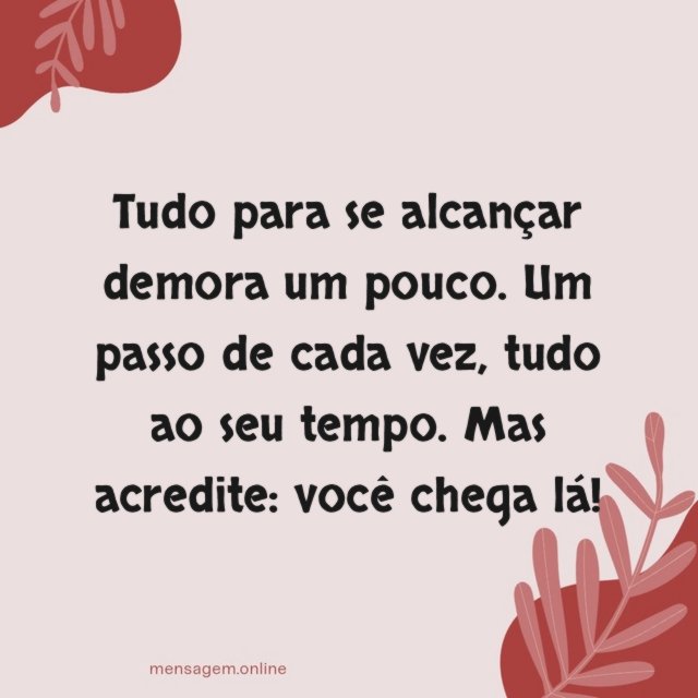 Um passo de cada vez