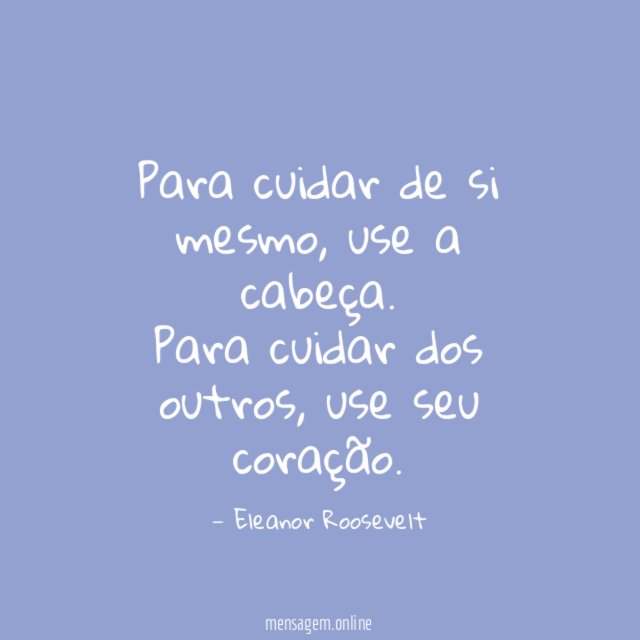 Use a cabeça