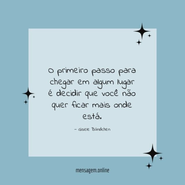 Primeiro passo