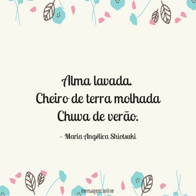 Cheiro da Chuva
