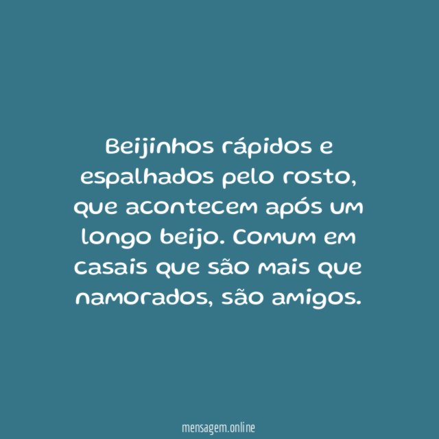 Beijo Reticências