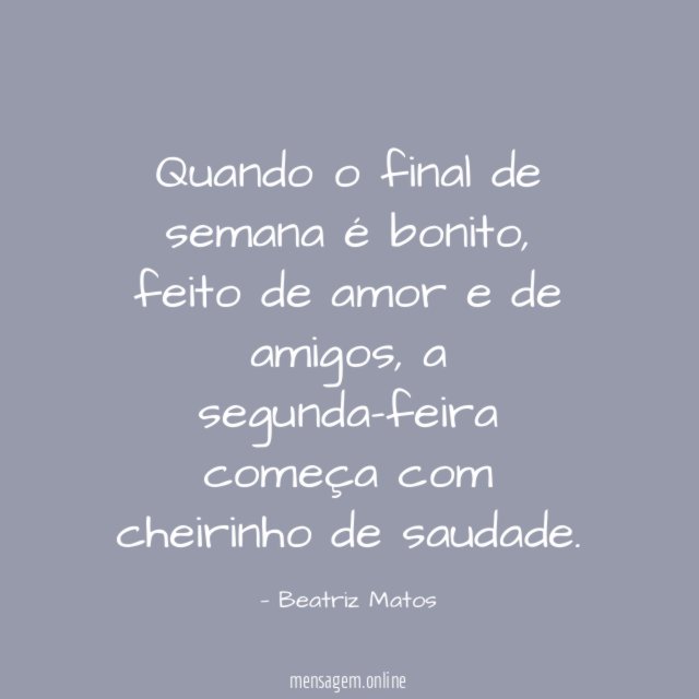 Cheirinho de saudade