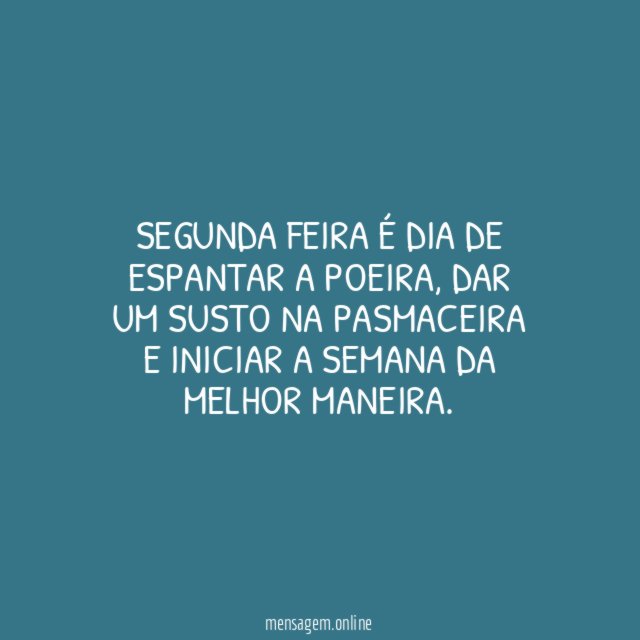 Da melhor maneira
