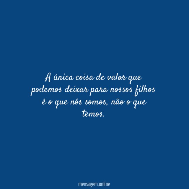 O que somos