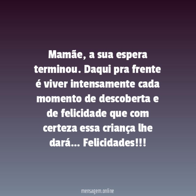 A sua espera terminou!