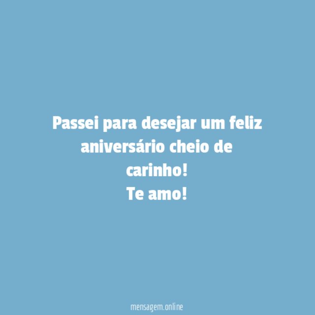 Cheio de carinho