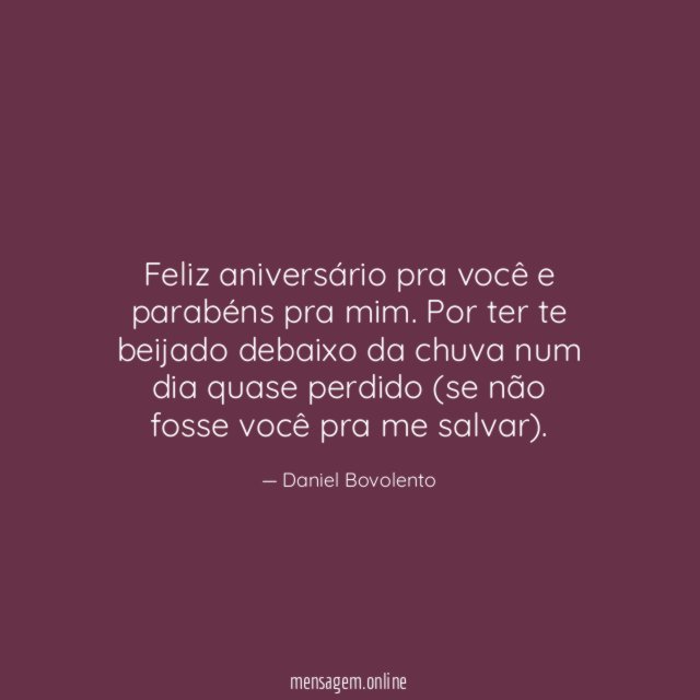 Feliz Aniversário