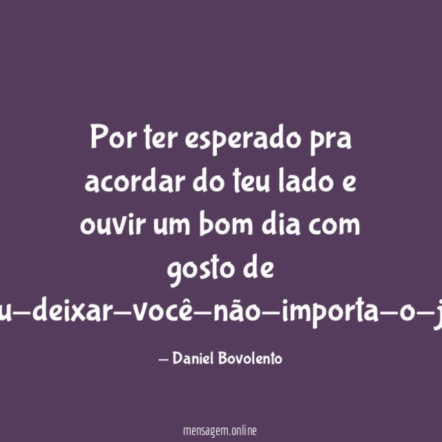 Bom dia com gosto