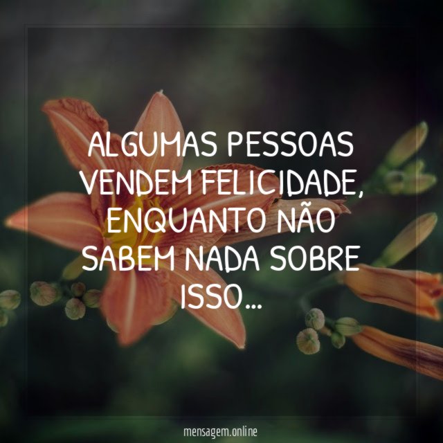 Vender felicidade