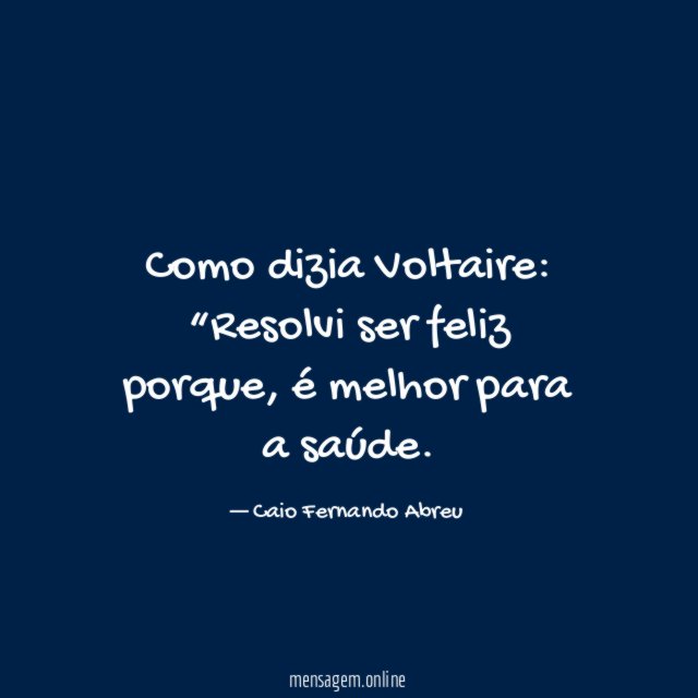 Ser feliz!
