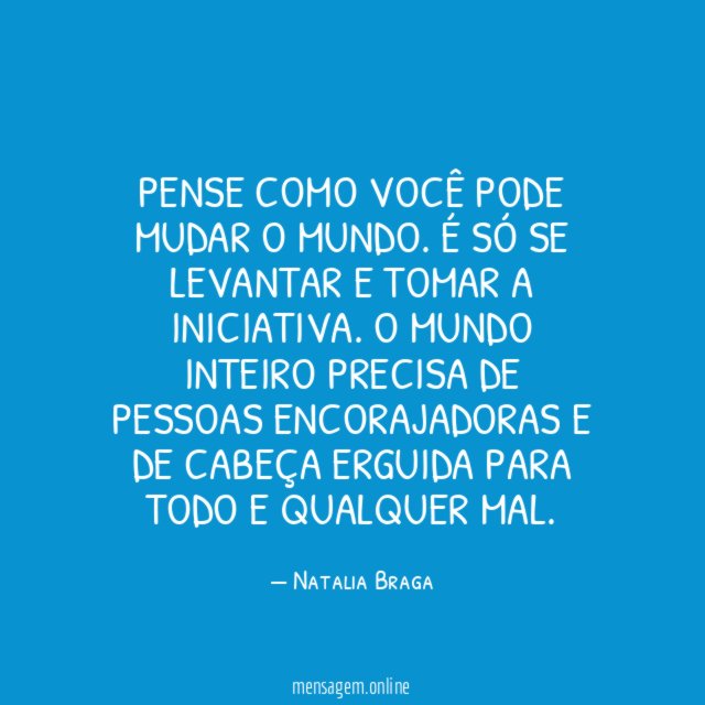 Mudar o mundo