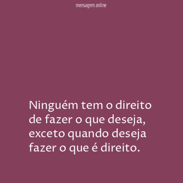 Fazer o que Deseja