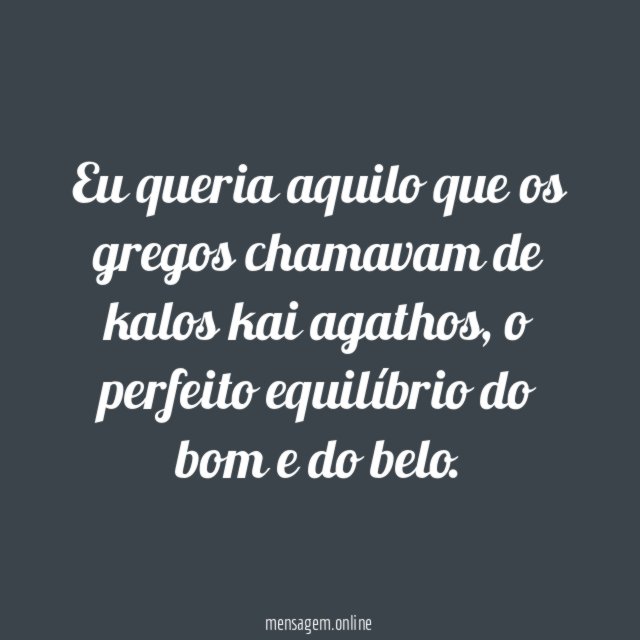 Bom e belo