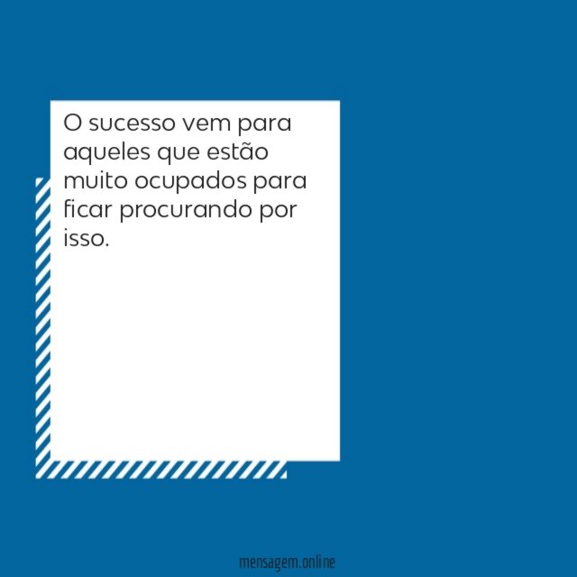 Ocupe-se!