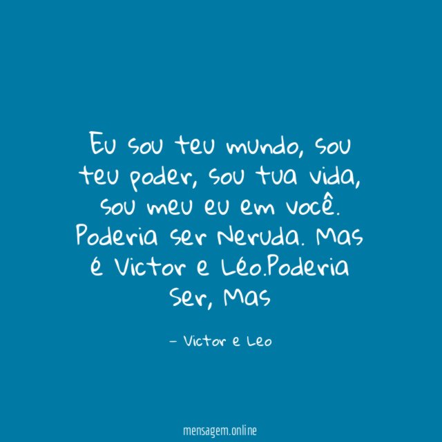 Meu eu em você