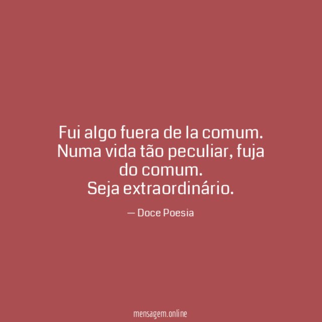 Fuera de la comum