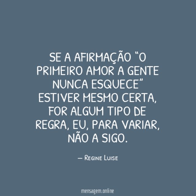 Algum tipo de regra