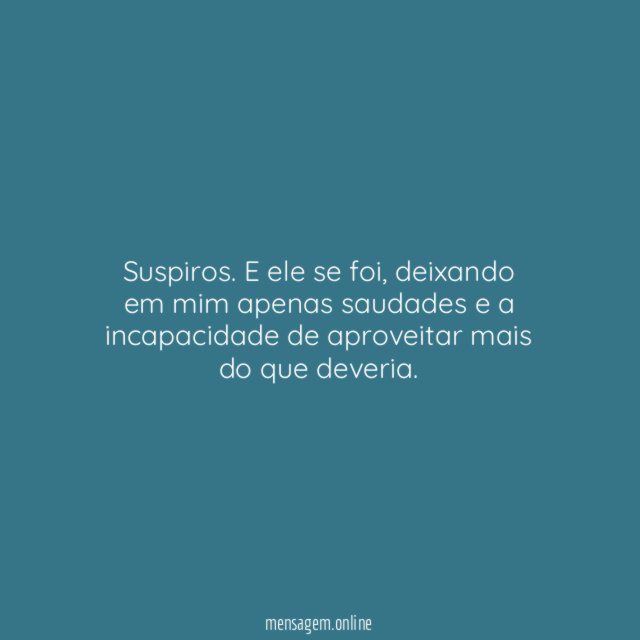 Mais do que deveria