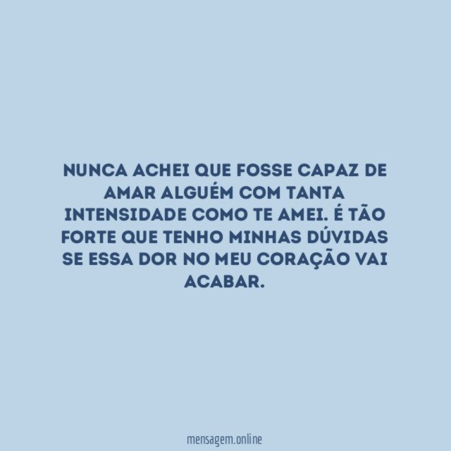 Dor da saudade