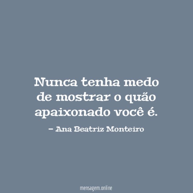 Paixão pela vida