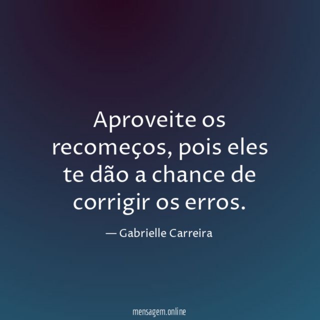 Uma nova chance