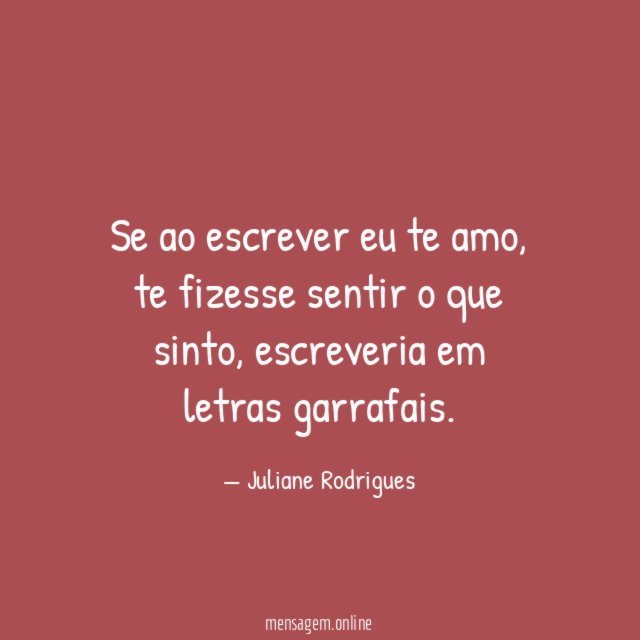 Eu te amo