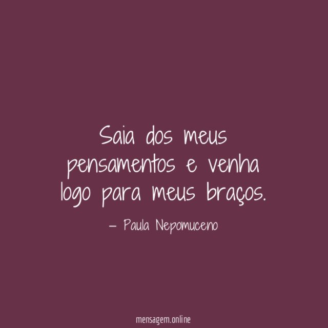 Vem para mim!