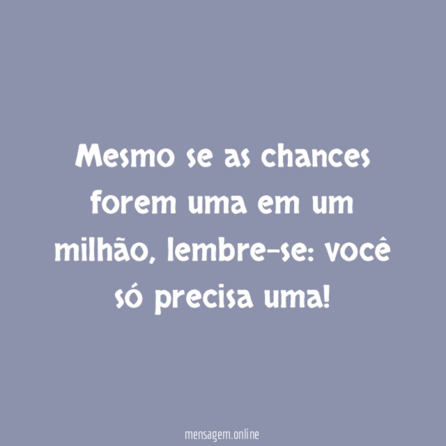 Chances