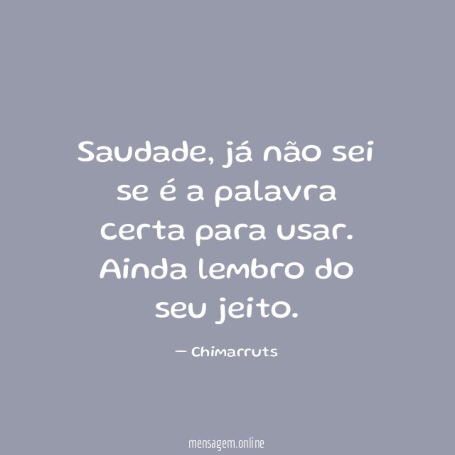 Saudade Intensa