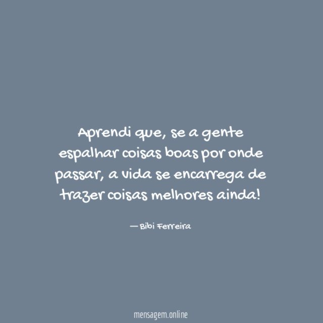 Coisas boas