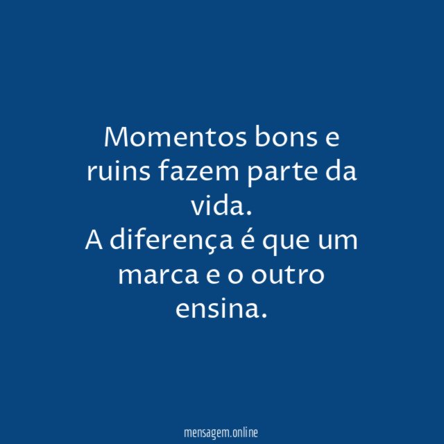 Momentos da vida