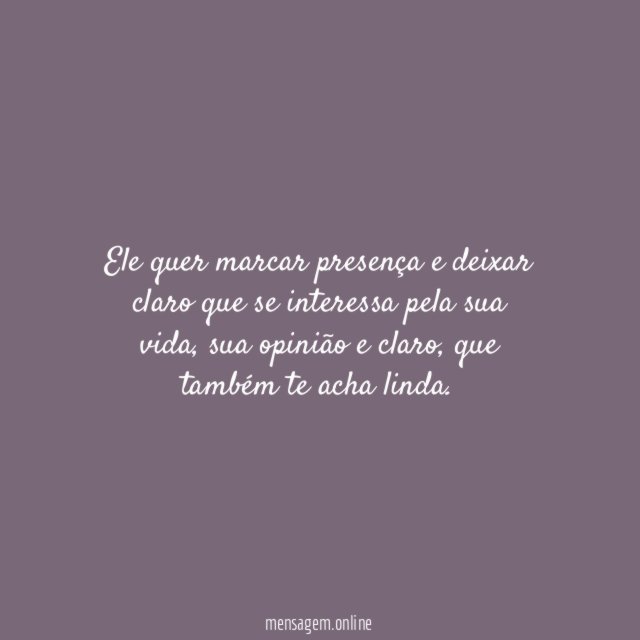 Curtir e comentar todas as suas fotos e posts