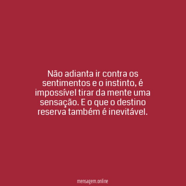 Nada Acontece Por Acaso!
