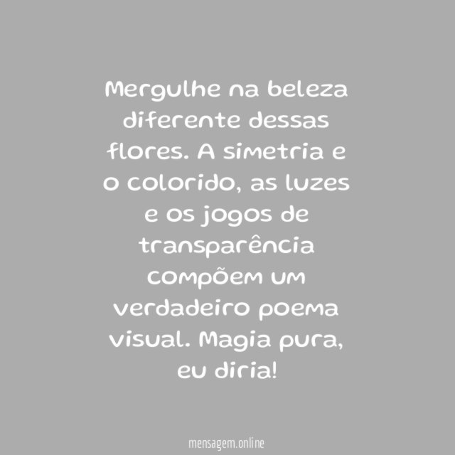 Flores em fractal