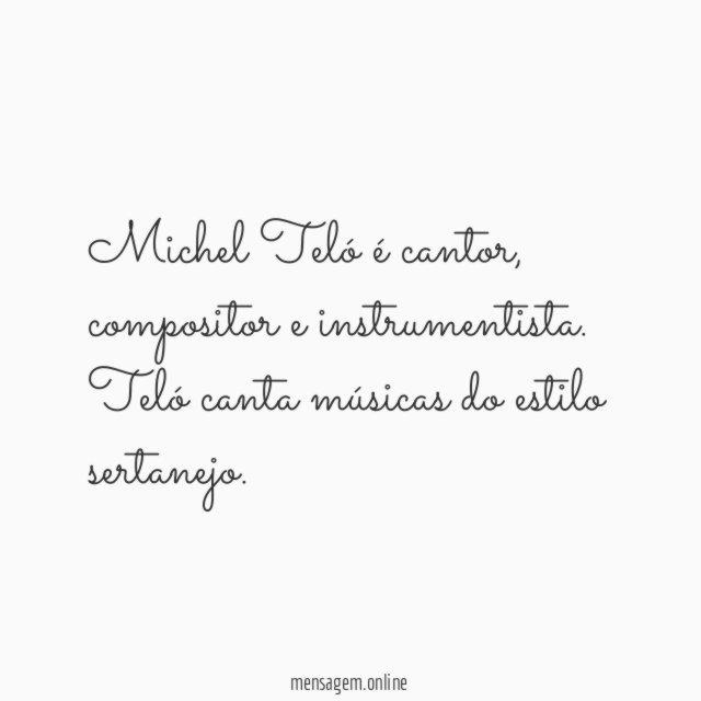@micheltelo