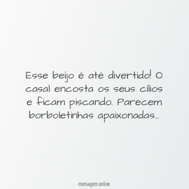 Beijo Borboleta
