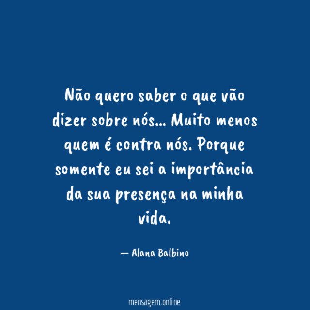 Importância