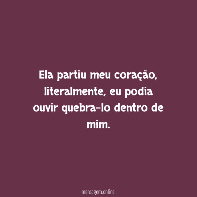 Coração quebrado